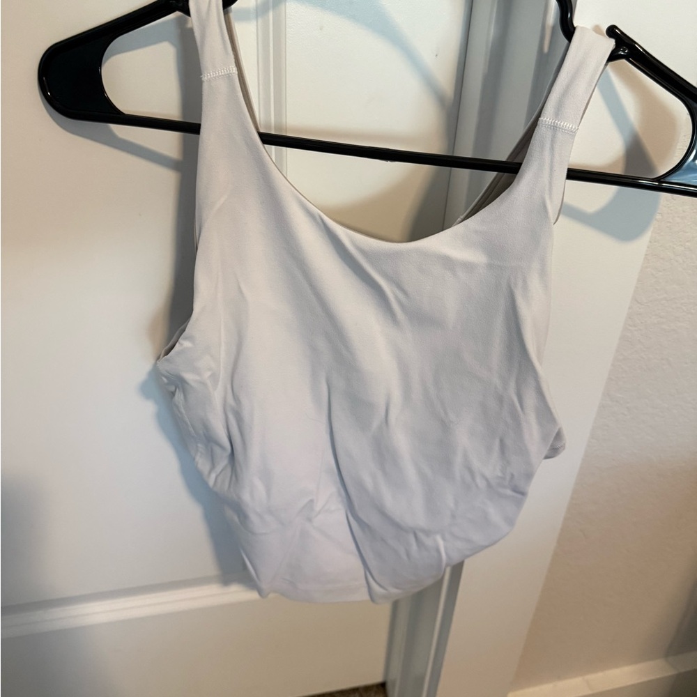 White HIGH NECK lululemon align top